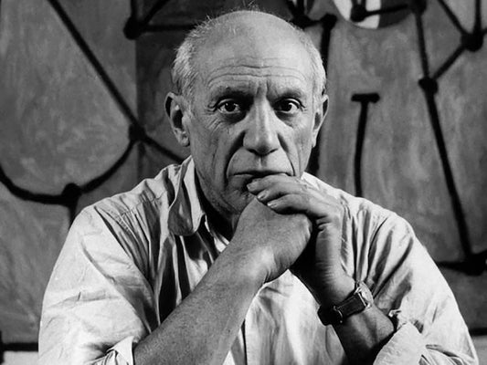 Pablo Picasso, unknown photographer via pablopicasso.org