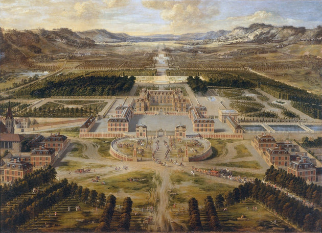 Pierre Patel, Chateau de Versailles, 1668 via Wikipedia