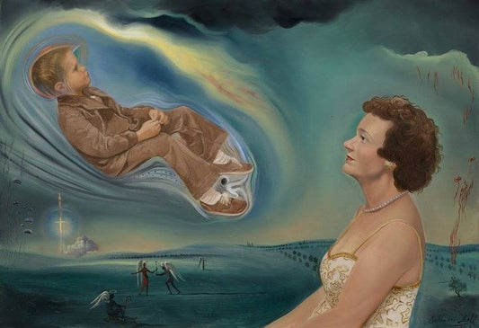 Salvador Dalí, Portrait of Mrs. Ann W. Green and her Son Jonathan, 1963 via WikiArt/Public Domain