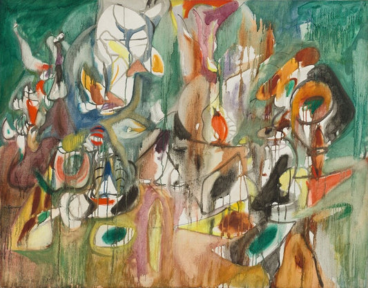 Arshile Gorky, One Year the Milkweed, 1944 via National Gallery of Art