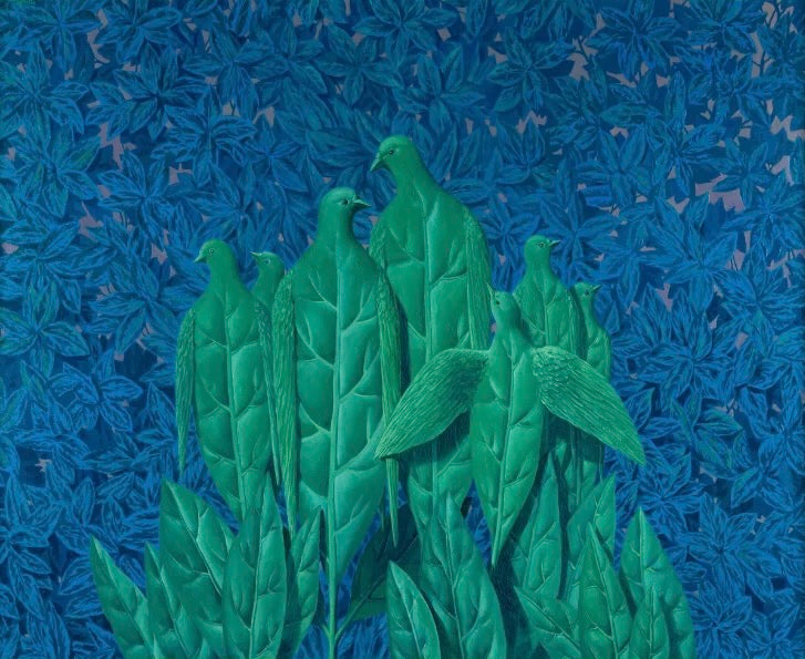 René Magritte, Les grâces naturelles, c. 1961 © René Magritte via Christie's