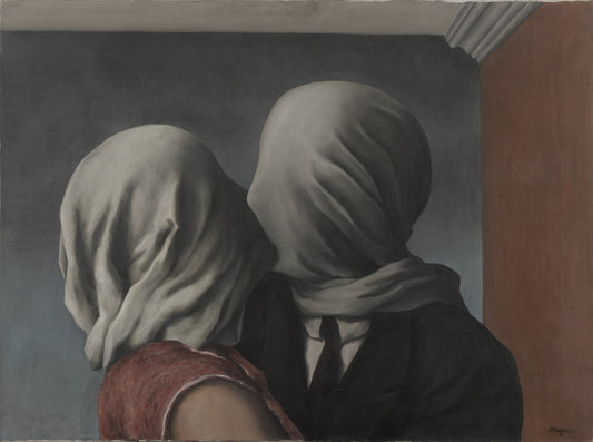 René Magritte, The Lovers, 1928 © 2026 C. Herscovici, Brussels / Artists Rights Society (ARS), New York via MoMA