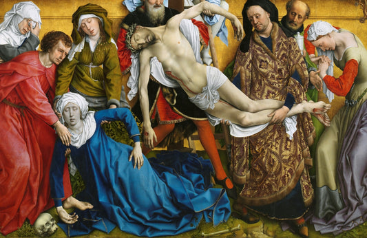 Rogier van der Weyden, The Descent from the Cross, 1435 via Smarthistory