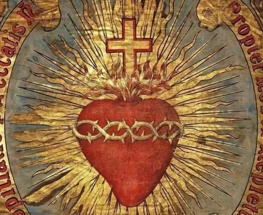 Sacred Heart. Unknown artist and date via Substack.