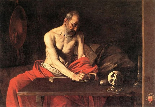 Writing, by Michelangelo Merisi da Caravaggio