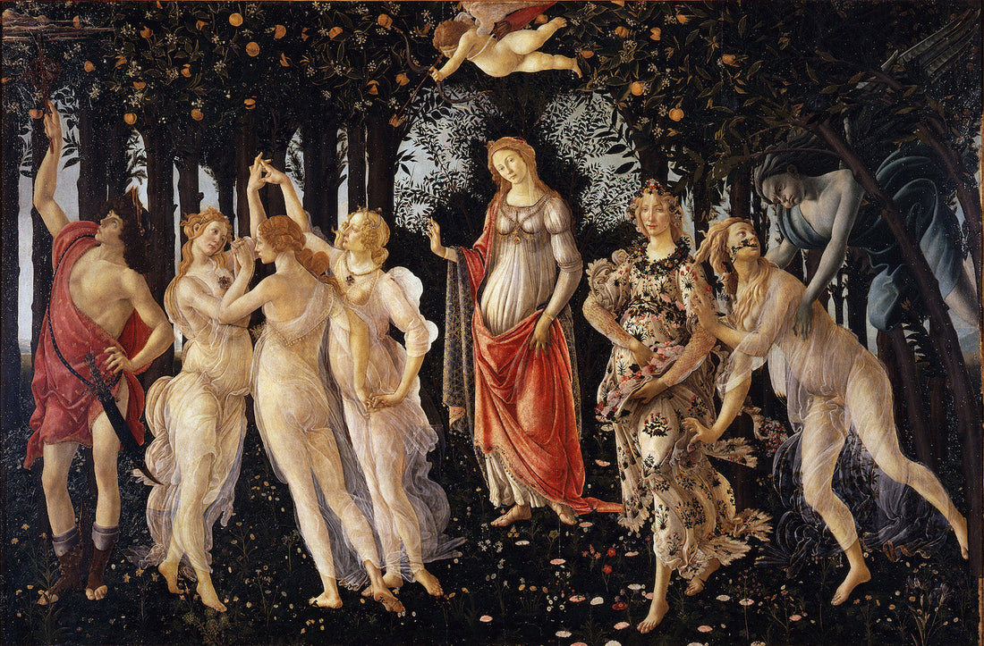 Sandro Botticelli, Primavera, c. 1470s–1480s via Wikipedia/Public Domain