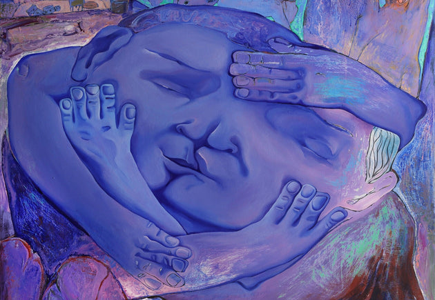 Sergiu Ciochina, The Kiss (detail), 2024, Paris, France via the artist’s website