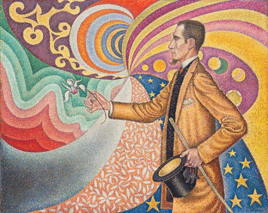 PAUL SIGNAC, PORTRAIT OF FÉLIX FÉNÉON, 1890.