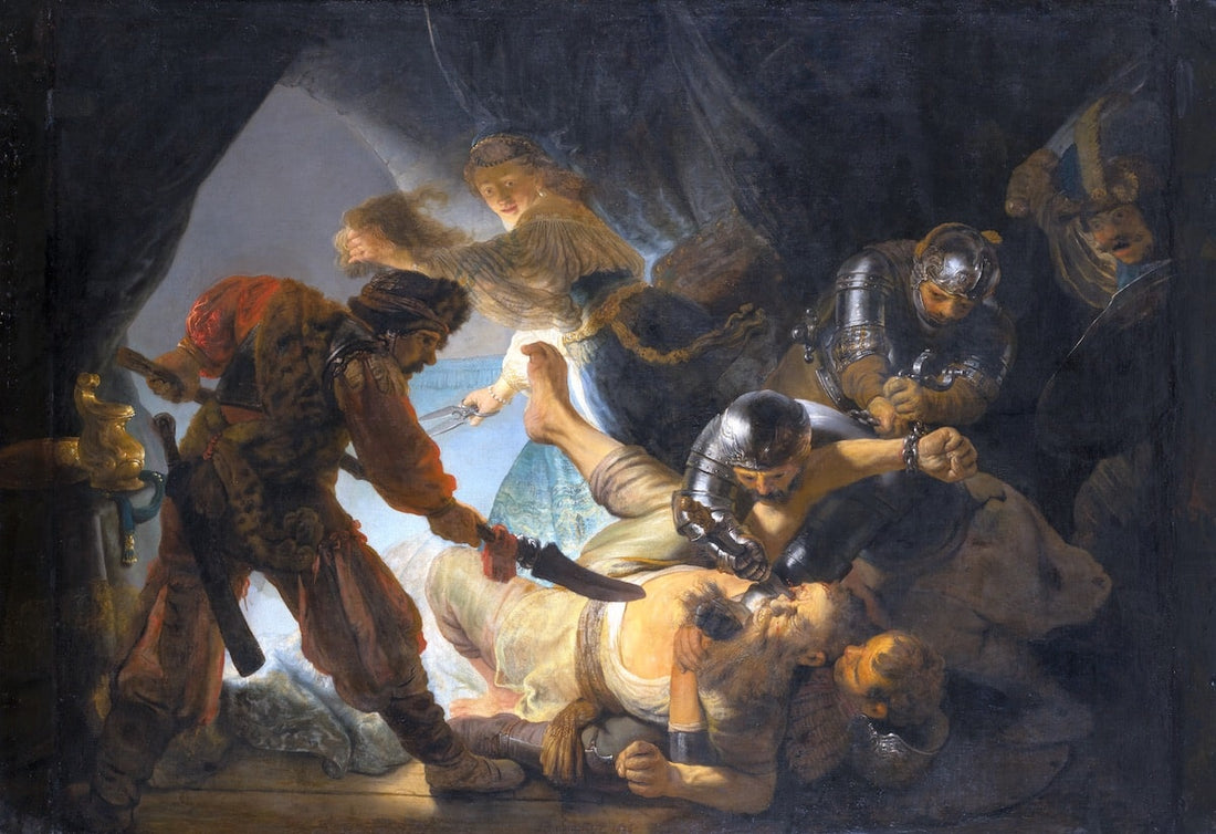 Rembrandt, The Blinding of Samson, 1636 via Wikipedia/Public Domain