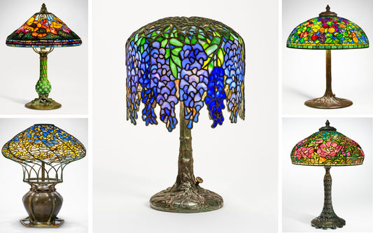 Tiffany lamps via Christie's