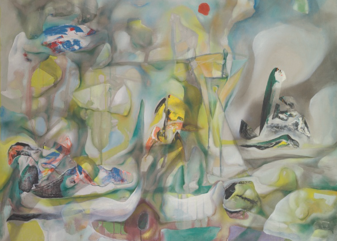 Roberto Matta, Untitled (Psychological Morphology) (detail), 1939, © Artists Rights Society (ARS), New York / ADAGP, Paris via Art Institute of Chicago