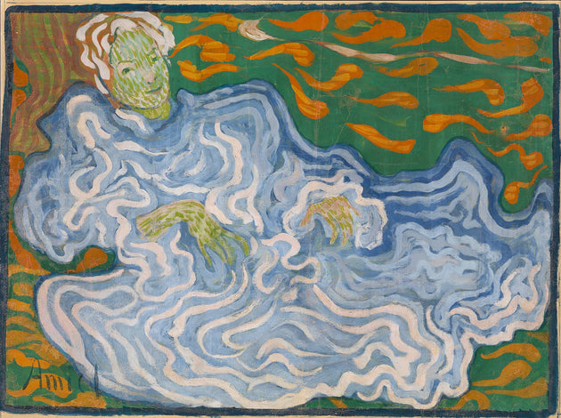 Cuno Amiet, Woman Lying Down, 1893 via Fondation Cuno Amiet