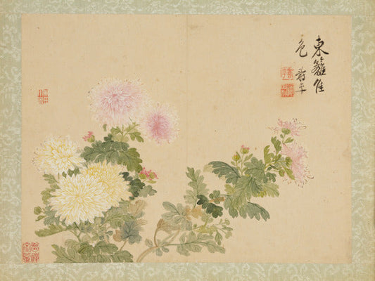 Yun Shouping, Album of flowers, bamboo, fruits, and vegetables © Phoenix Art Museum. All rights reserved. Photo by Ken Howie.