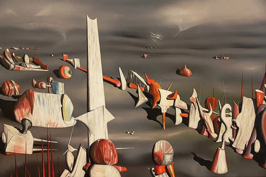 Yves Tanguy The Rapidity of Sleep (Detail); mookiefl, CC BY-NC 4.0, via Flickr